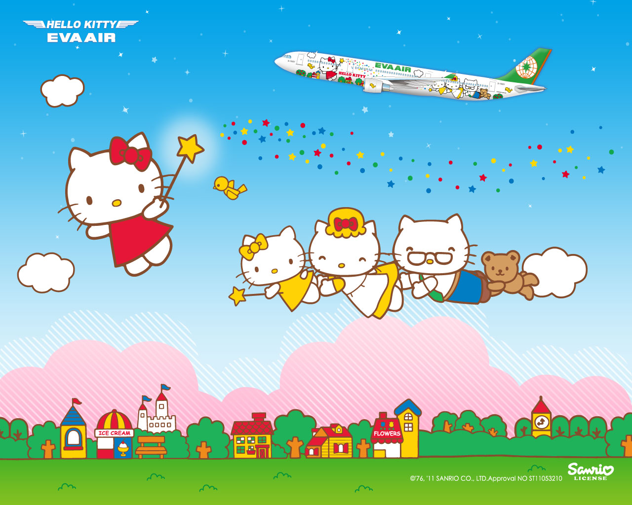 Hello Kitty Eva Airways 2012 Calendars!  hello kitty stuff